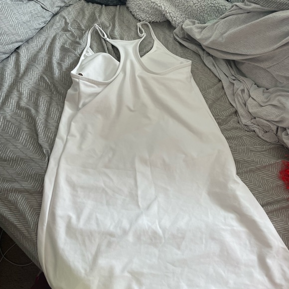 Old Navy Sleeveless PowerSoft Performance Mini Exercise Dress in White - Picture 5 of 5